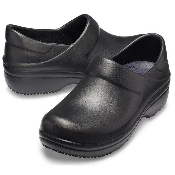Crocs Women's Neria Pro II Clogs Slip Resistant Work Shoes Size 8 - Picture 1 of 8